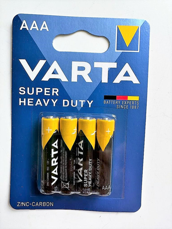 Batterie 4-er Pack Varta
