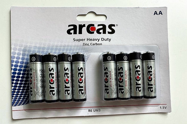 Batterie 8-er Pack arcas